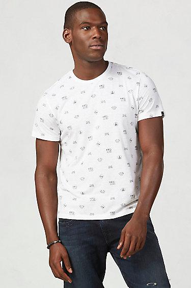 True Religion Monogram Mens T-shirt - White