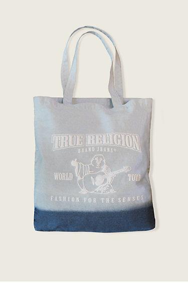 True Religion Buddha Dip Dye Tote - Dark Indigo
