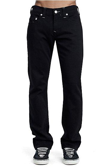 Men's Straight Fit Run Stitch Jean | Body Rinse | Size 32 | True Religion