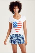 Tie Dye Logo Flap Womens Short | Dark Denim | Size Small | True Religion