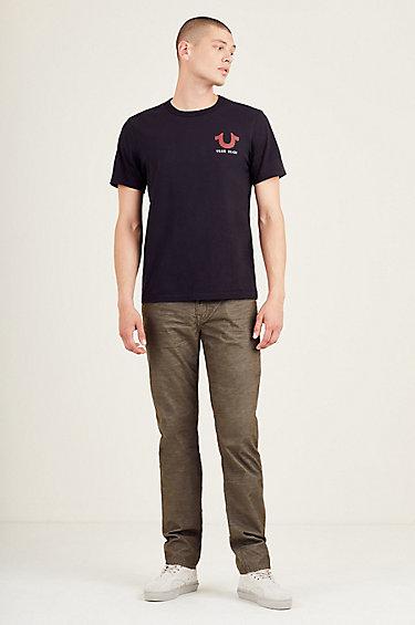 Mens Corduroy Rocco Skinny Pant | Green | Size 28 | True Religion
