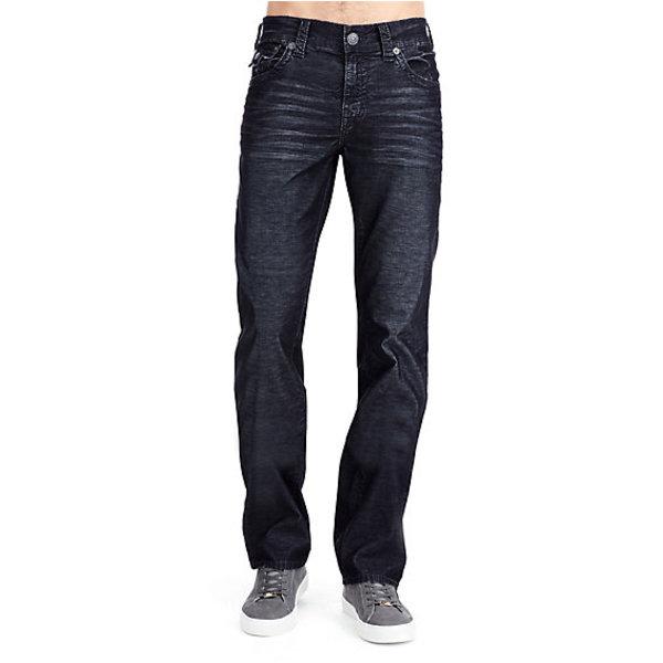 Ricky Straight Corduroy Mens Pant | Black | Size 30 | True Religion