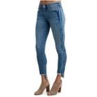 Halle Mid Rise Super Skinny Womens Jean | Blue Electricity | Size 23 | True Religion