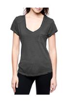 Women's Eagle Print S/s Vneck Tee | Jet Black | Size Large | True Religion