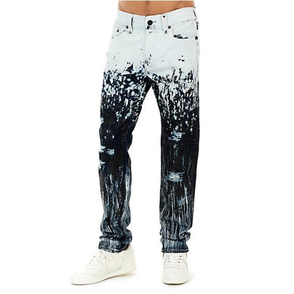 Distressed Rocco Skinny Mens Jean | Worn Dark Cosmic | Size 29 | True Religion