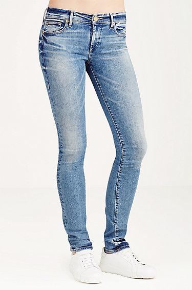 True Religion Cora Straight Womens Jean - Gypset Blue