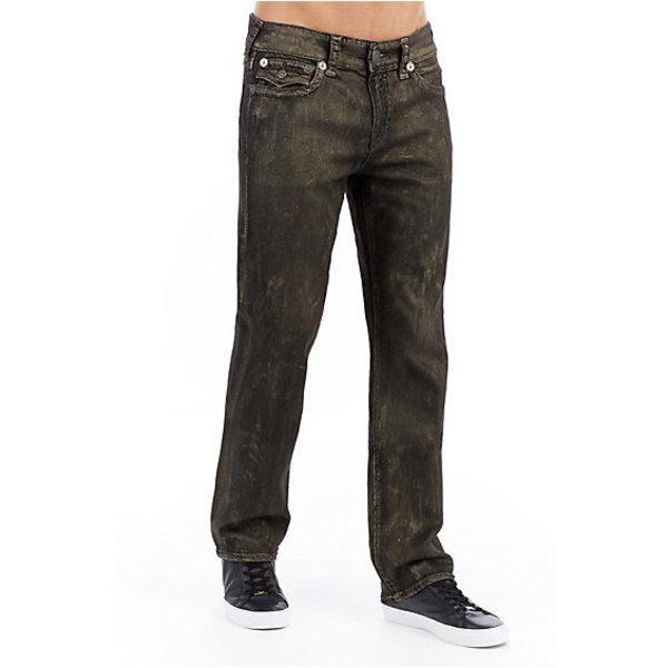 Mens Super T Ricky Straight Jean | Golden Nights | Size 48 | True Religion