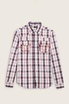 True Religion Plaid Kids Shirt - White