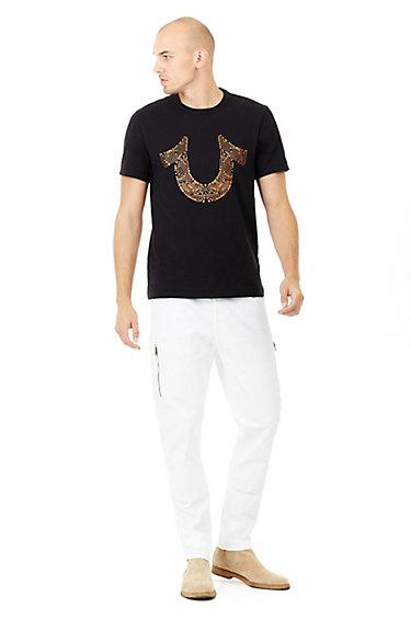Mens Circuit Graphic Tee | Black | Size X Small | True Religion