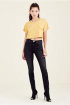 Cropped Boyfriend Womens Tee | Golden Pacific | Size X Small | True Religion