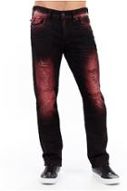 Super T Ricky Straight Mens Jean | Red Blaze | Size 36 | True Religion