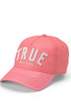 True Religion Reflective 3d Embroidered Cap - Ruby Red