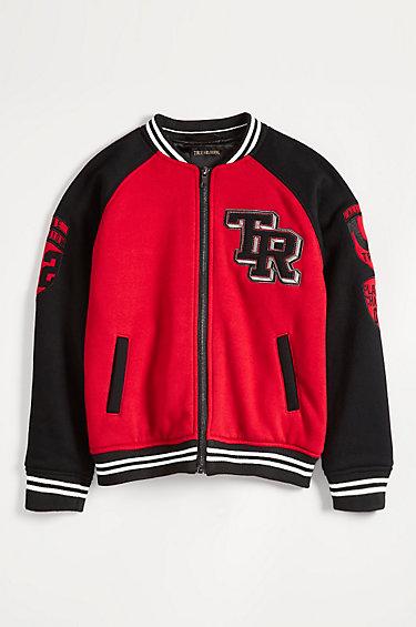 True Religion Varsity Toddler/little Kids Jacket - Chi Chilli Peppr