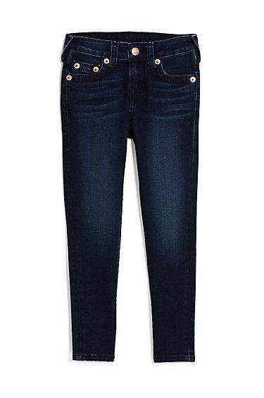 Kids Casey Skinny Jeans | Skyfall | Size 7 | True Religion