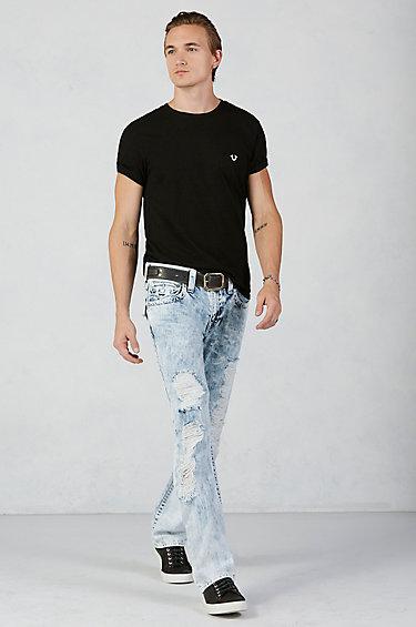 True Religion Hand Picked Straight Mens Jean - Solar Beam