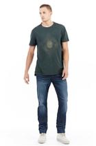 Metallic Embroidered String Mens Crew Tee | Green | Size X Small | True Religion