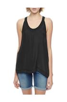 True Religion Silk Relaxed Womens Tank - Black