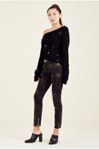Jennie Curvy Skinny Ankle Zip Womens Jean | Rough Turf | Size 23 | True Religion