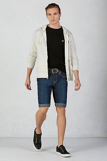 True Religion Hand Picked Cut Off Mens Short - Lonestar