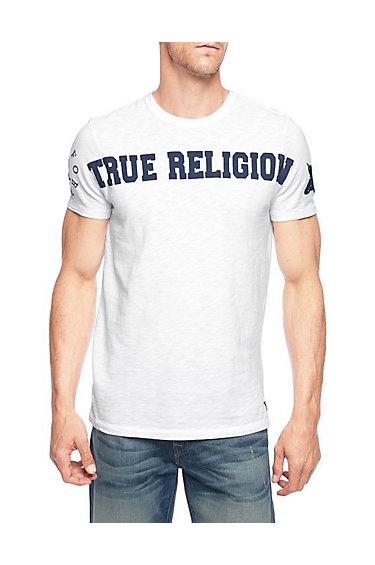 True Religion Logo Mens T-shirt - White