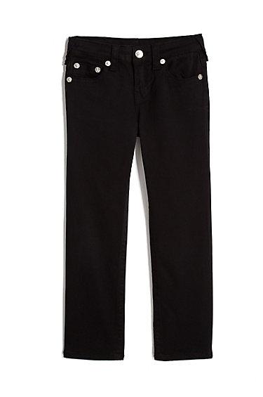 Straight Overdyed Kids Jean | Black | Size 3t | True Religion