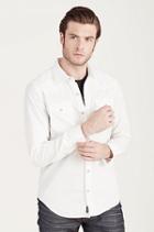Jake Mens Western Shirt | True White | Size X Large | True Religion