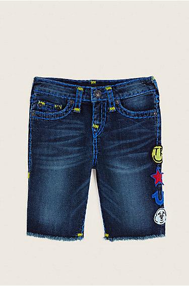 Geno Toddler/little Kids Short | Rustic Indigo | Size 3t | True Religion