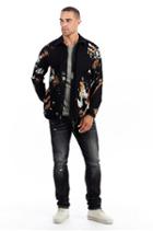 Long Sleeve Hyde Wash Mens Denim Button Up Shirt | Black/spice | Size Small | True Religion