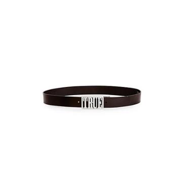 Mens True Buckle Belt | Black | Size 28 | True Religion