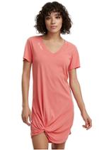 Womens Twist T Shirt Dress | Desert Rose | Size X Small | True Religion