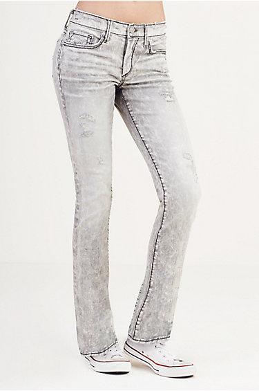 True Religion Cora Straight Super T Womens Jean - Acid Trip