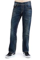 Men's Straight Fit Big T Stitch Jean | Stand Off | Size 33 | True Religion
