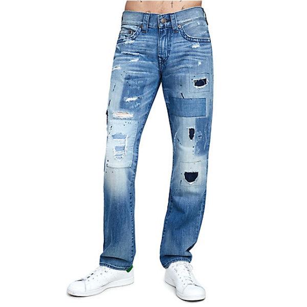 Geno Slim Patch Mens Jean | Demolition Blues | Size 29 | True Religion