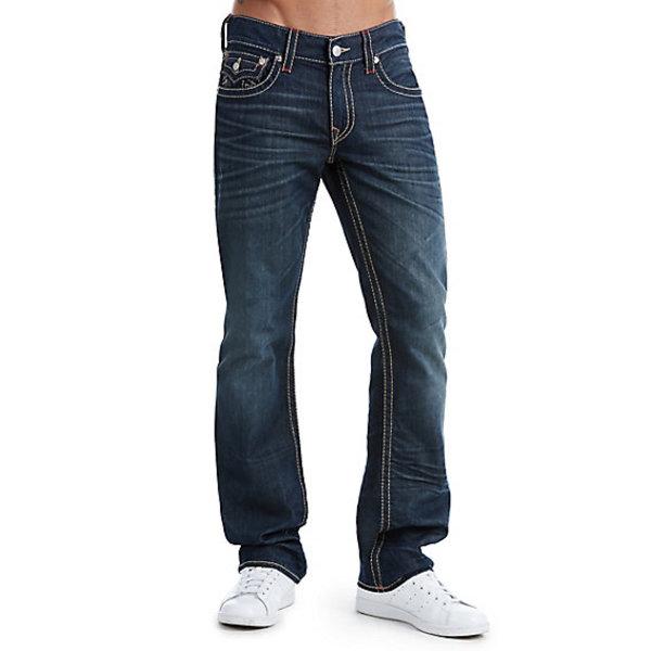 Men's Straight Fit Big T Jean | Indigo Heart | Size 34 | True Religion