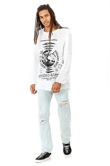 Ricky Super T Mens Jean | Torn Optic | Size 28 | True Religion