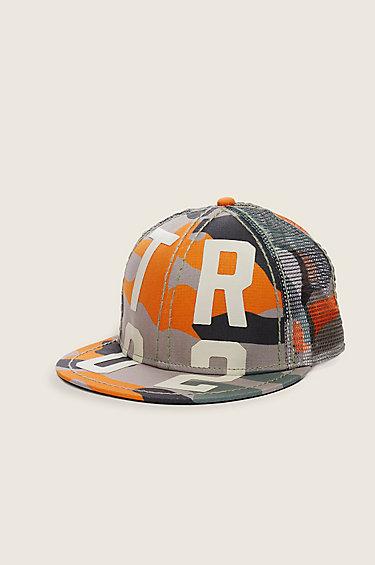 True Religion Tr02 Camo Baseball Cap - Olive