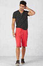 True Religion Bounded Mens Sweat Shorts - Ruby Red