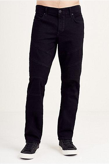 Rocco Moto Skinny Mens Jean | Body Rinse Black  | Size 33 | True Religion