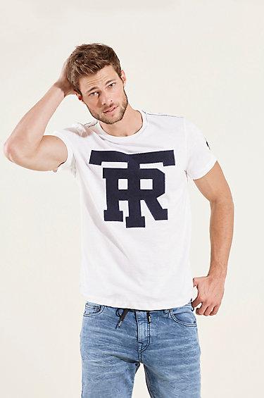 True Religion University Of Tr Graphic Mens Tee - Optic White