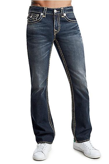 Men's Straight Fit Super T Jean | Indigo Sand | Size 27 | True Religion