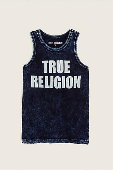 True Religion Kids Tank Top | Indigo | Size Small