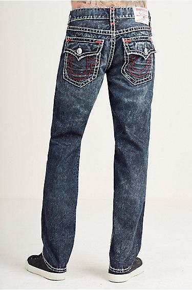 Slim Flap Super T Mens Jean | Light Dawn | Size 34 | True Religion