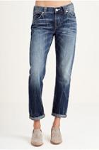 Audrey Slim Boyfriend Womens Jean | Oceana Blue | Size 26 | True Religion