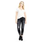 Halle Mid Rise Super Skinny Womens Jean | Rock Solid Wash | Size 24 | True Religion
