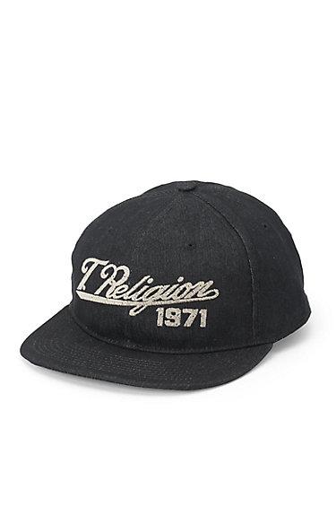 True Religion Denim Baseball Cap - Black