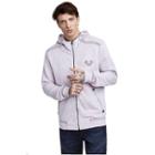 Mens Classic Pop Color Zip Up Hoodie | Purple | Size Small | True Religion