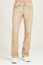 Hand Picked Straight Corduroy Super T Mens Pant | Straw | Size 31 | True Religion