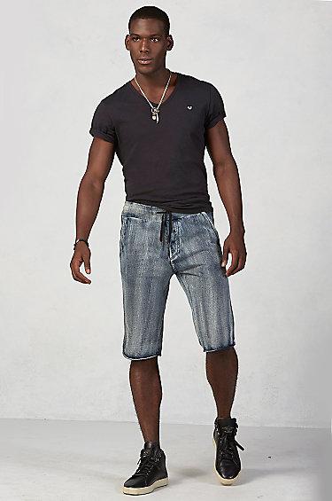 True Religion Indigo Terry Bounded Mens Short - True Navy
