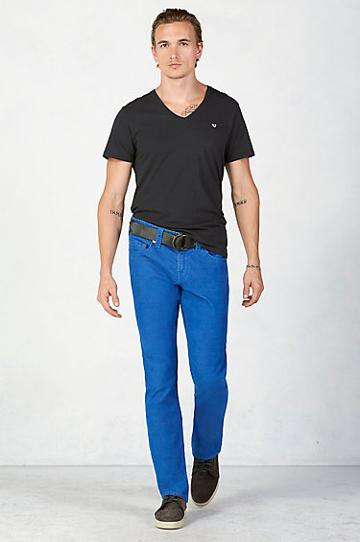 True Religion Hand Picked Straight Corduroy Mens Pant - Royal Blue