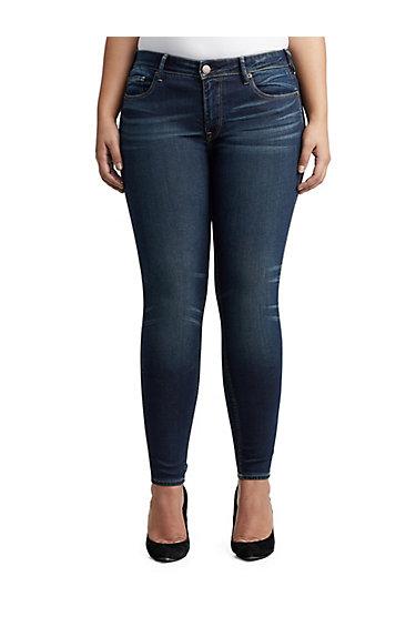 Womens Jennie Curvy Skinny Perfect Jean | Old School Navy | Size 36 | True Religion